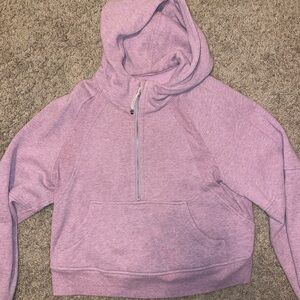 Lululemon Half Zip Scuba in Pink
